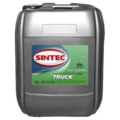 Моторное масло SINTEC TRUCK SAE 10W-40 API CH-4/SL, 20L