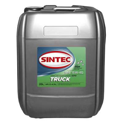 Моторное масло SINTEC TRUCK SAE 15W-40 API CI-4/SL, 20L