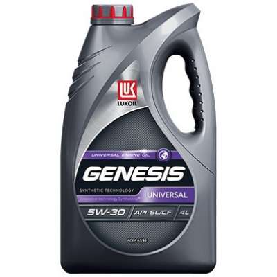 Масло моторное LUKOIL GENESIS UNIVERSAL, полусинтетическое, 5W-30, 4 л