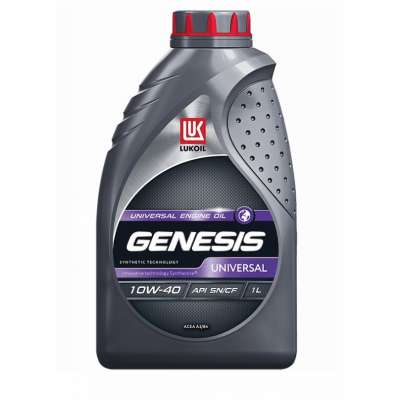 Масло моторное LUKOIL GENESIS UNIVERSAL, полусинтетическое, 10W-40, 1 л