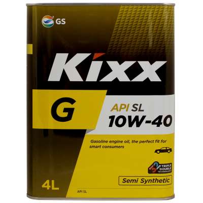 Масло моторное KIXX G SL 10W-40 (Полусинтетическое) 4 л