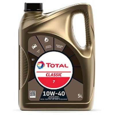 Масло моторное TOTAL CLASSIC 7 10W-40 синтетическое 5 л