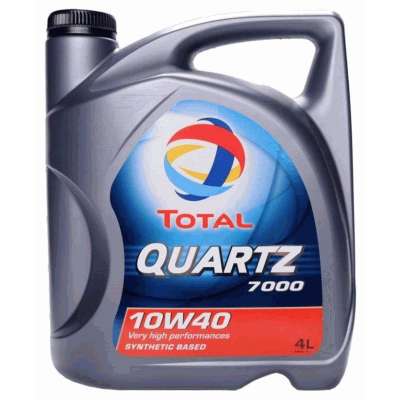 Масло моторное TOTAL Quartz 7000 10W-40 полусинтетическое 4 л