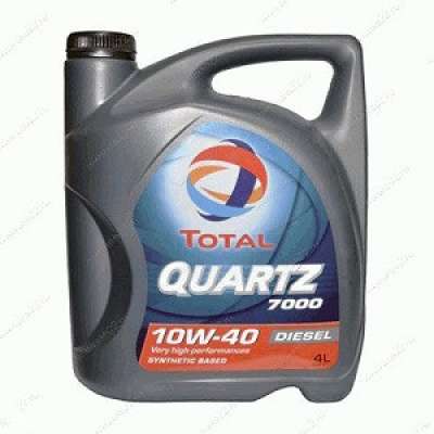 Масло моторное TOTAL Quartz Diesel 7000 10W-40 синтетическое 4 л