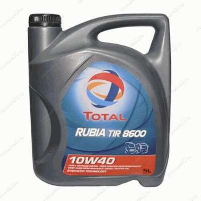 Масло моторное TOTAL Rubia TIR 8600 10W-40 синтетическое 5 л