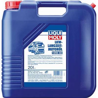 Моторное масло LIQUI MOLY LKW-Langzeit-Motoroil Basic 10W40 (синт.) 20л