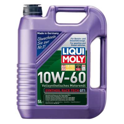 Масло моторное LIQUI MOLY Synthoil Race Tech GT 10W60 5 л