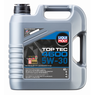 Моторное масло LIQUI MOLY TOP TEC 4600 5W-30 4 л