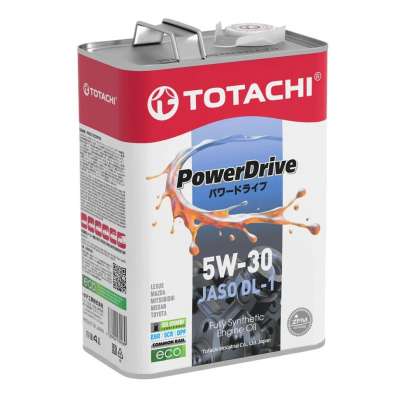 Синтетическое моторное масло TOTACHI POWERDRIVE Fully Synthetic 5W-30 JASO DL-1 4л