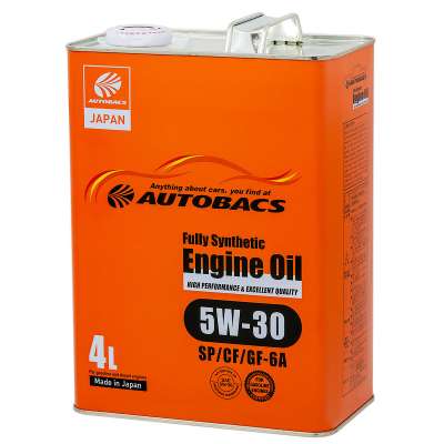 Масло моторное AUTOBACS ENGINE OIL SAE 5W-30 API SP/CF ILSAC GF-6A FULLY SYNTHETIC 4 л