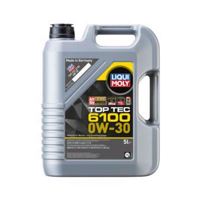 Масло моторное LiquiMoly НС-синтетическое Top Tec 6100 0W-30 C2 . 5 л