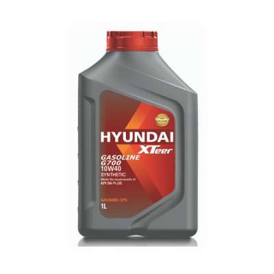 Масло моторное HYUNDAI XTeer синтетическое Gasoline G700 SAE 10W-40 SN, 1 л.