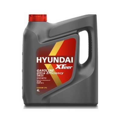 Масло моторное HYUNDAI XTeer синтетическое Gasoline Ultra Efficiency SAE 5W-20 SN, 4 л.