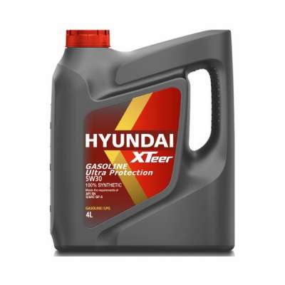 Масло моторное HYUNDAI XTeer синтетическое Gasoline Ultra Protection SAE 5W-30 SN, 4 л.