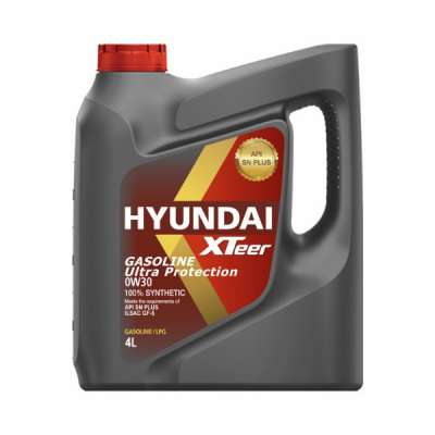 Масло моторное HYUNDAI XTeer синтетическое Gasoline Ultra Protection SAE 0W-30 SN, 4 л.