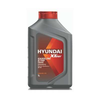 Масло моторное HYUNDAI XTeer синтетическое Gasoline G700 SAE 5W-40 SN, 1 л.