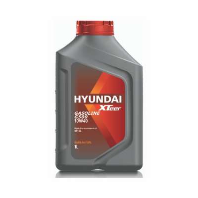 Масло моторное HYUNDAI XTeer синтетическое Gasoline G500 SAE 10W-40 SL, 1 л.