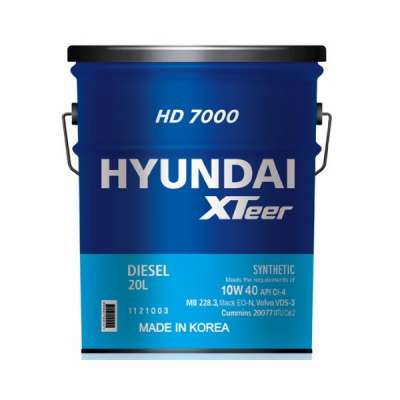 Моторное масло HYUNDAI XTeer синтетическое HD 7000 SAE 10W-40 CI-4, 20 л.