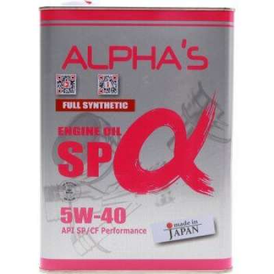 Масло моторное ALPHAS 5W-40 SP/CF (синтетика) 4 л