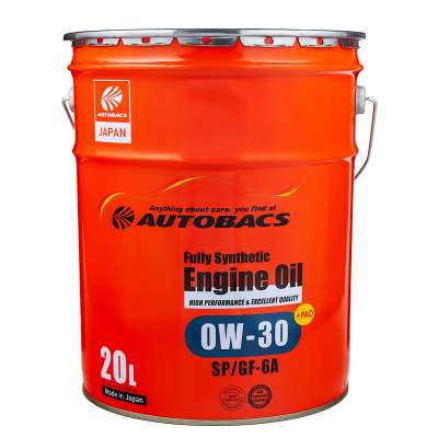 Масло моторное AUTOBACS ENGINE OIL SAE 0W-30 API SP ILSAC GF-6A FULLY SYNTHETIC 20 л