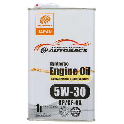 Масло моторное AUTOBACS ENGINE OIL SAE 5W-30 API SP ILSAC GF-6A SYNTHETIC 1 л