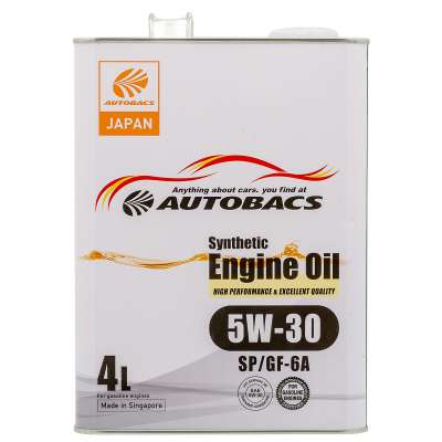 Масло моторное AUTOBACS ENGINE OIL SAE 5W-30 API SP ILSAC GF-6A SYNTHETIC 4 л