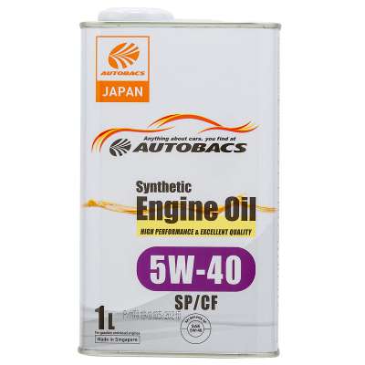 Масло моторное AUTOBACS ENGINE OIL SAE 5W-40 API SP/CF SYNTHETIC 1 л