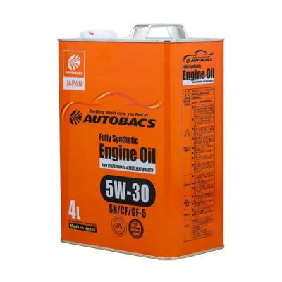 Масло моторное AUTOBACS ENGINE OIL SYNTHETIC SN/GF-5 5W-30, 4 л