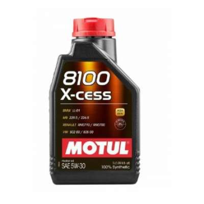 Масло моторное 8100 X-cess 5W30, синтетическое (1л) MOTUL