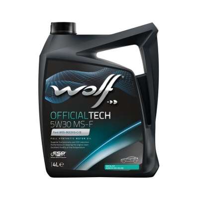 Масло моторное Wolf OFFICIALTECH 5W-30 MS-F Синтетическое 4 л