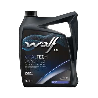 Масло моторное Wolf VITALTECH 5W40 PI C3 4L СИНТЕТИКА - 8302916