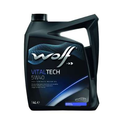 Масло моторное Wolf VITALTECH 5W40 4L СИНТЕТИКА - 8311192