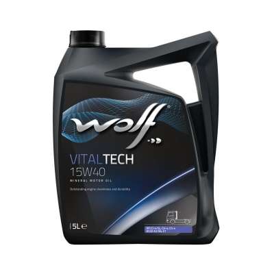 Масло моторное Wolf VITALTECH 15W40 5L МИНЕРАЛЬНОЕ - 8301117