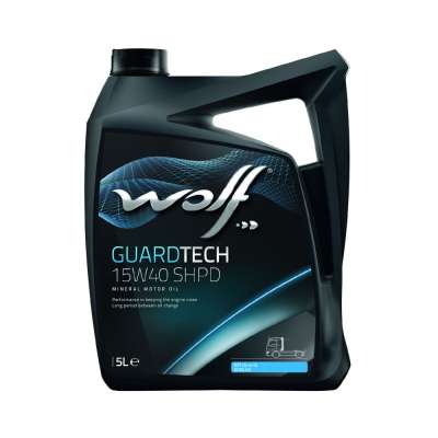 Масло моторное Wolf GUARDTECH 15W40 SHPD 5L - 8301001