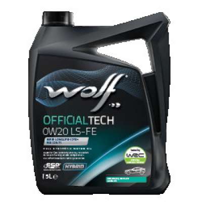 Масло моторное Wolf OFFICIALTECH 0W20 LS-FE 5L - 8339479