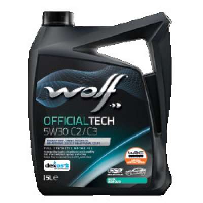 Масло моторное Wolf OFFICIALTECH 5W30 C2/C3 5L - 8332579