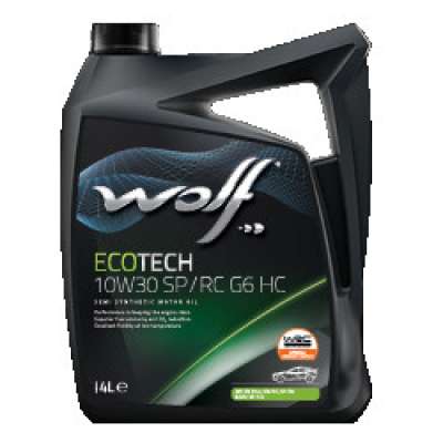 Масло моторное Wolf ECOTECH 10W30 SP/RC G6 4L - 1047302