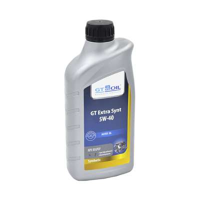 Масло моторное GT Oil Extra Synt, SAE 5W-40, API SN/CF/GF-5, 1 л