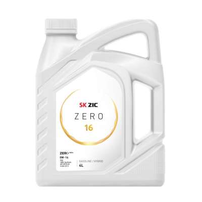 Масло моторное ZIC ZERO, Синтетическое, 0W-16, SN PLUS, 4 л