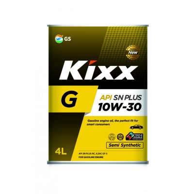 Масло моторное KIXX G, полусинтетическое, 10W-30, SN PLUS, 4 л