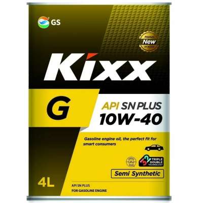 Масло моторное KIXX G, полусинтетическое, 10W-40, SN PLUS, 4 л