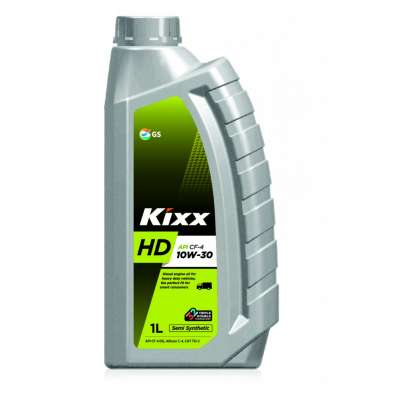 Масло моторное KIXX HD, полусинтетическое, 10W-30, CF-4 (E), 1 л