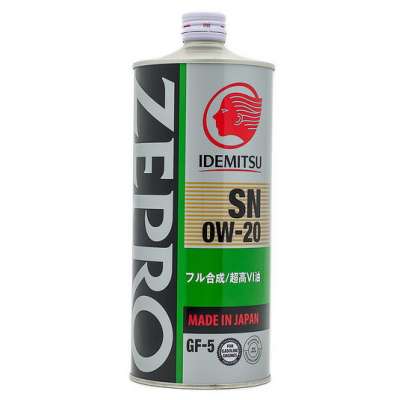 Масло моторное IDEMITSU Zepro Eco Medalist, синтетическое, 0W-20, SN/GF-5, 1 л