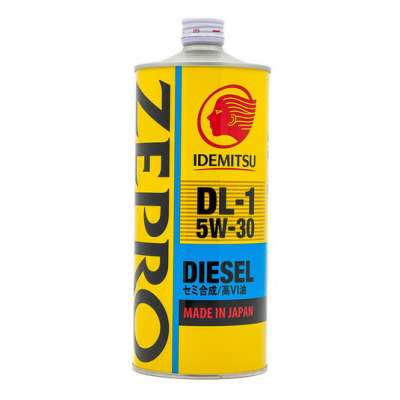 Масло моторное IDEMITSU Zepro Diesel, синтетическое, 5W-30, DL-1, 1 л