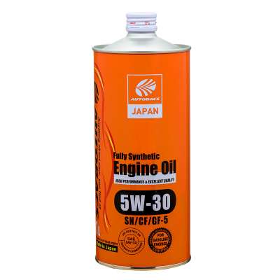 Масло моторное AUTOBACS ENGINE OIL, синтетическое, 5W-30, SN/CF, 1 л