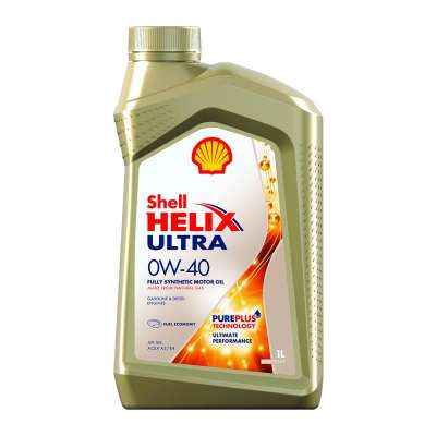 Масло моторное SHELL Helix Ultra, синтетическое, 0W-40, SN/CF, 1 л