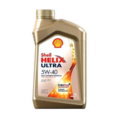 Масло моторное SHELL Helix Ultra, синтетическое, 5W-40, SN/CF, 1 л