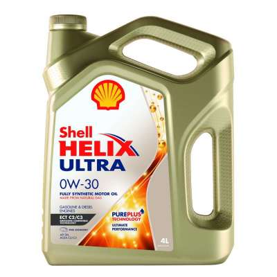 Масло моторное SHELL Helix Ultra ECT, синтетическое, 0W-30, SN, 4 л