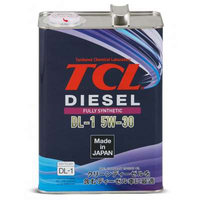 Масло моторное TCL Diesel, синтетическое, 5W-30, DL-1, 4 л