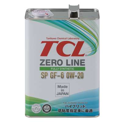 Масло моторное TCL Zero Line, синтетическое, 0W-20, SP, 4 л